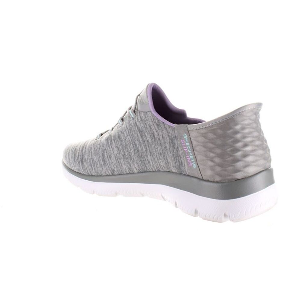Skechers Womens Dazzling Haze Gray Walking Shoes Size 8.5 Wide (C,D, W) - Picture 3 of 4